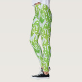 Leggings Lys de la Vallée Motif Floral (Gauche)