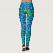 Leggings Lys de vache, étang d'été de Spatterdock Modèle fl (Dos)