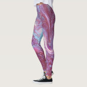 Leggings Macaron 2 Bleu & Violet (Gauche)