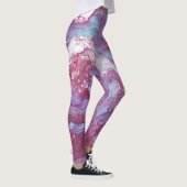 Leggings Macaron 2 Bleu & Violet (Droite)