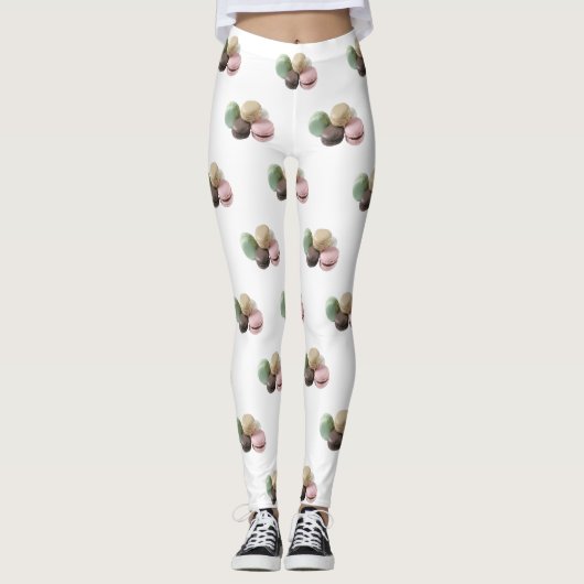 Leggings Macaron Mignon Moderne (Devant)