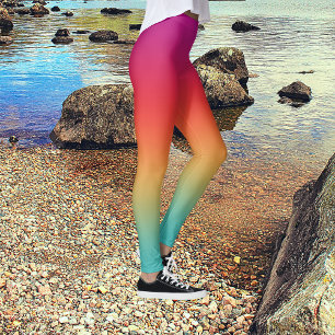 Leggings Macaron Ombre Tie Dye Doux Clair