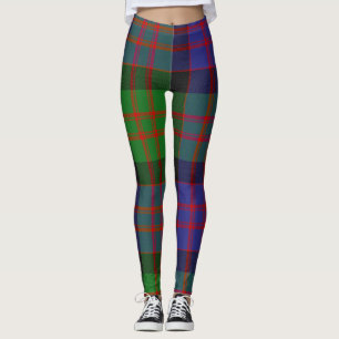 Leggings MacDonald Scottish Clan Tartan Plaid Motif