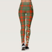 Leggings MacGregor Ancient Tartan Scotland Lion Map Art (Dos)
