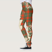 Leggings MacGregor Ancient Tartan Scotland Lion Map Art (Gauche)