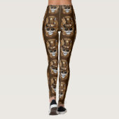 Leggings Machine rétro Voodoo à vapeur crâne (Dos)