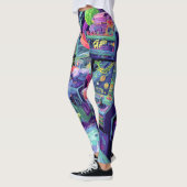 Leggings Machines d'arcade rétro dans l'espace (Gauche)