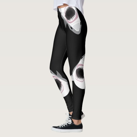 Leggings Mâchoires de morsure de requin (Gauche)