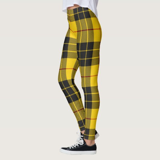 Leggings MacLeod Scottish Clan Tartan Plaid Motif (Gauche)