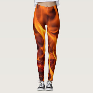 Leggings macro Flamme d'incendie