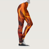 Leggings macro Flamme d'incendie (Droite)