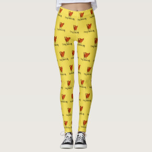 Leggings Madame folle de poulet