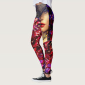 Leggings Madame Luck With Dice de casino de Las Vegas (Gauche)