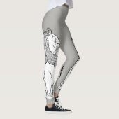 Leggings Mage vintage de Oz, Brave Lion peureux (Droite)