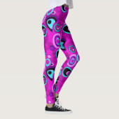 Leggings Magenta Abstrait (Droite)