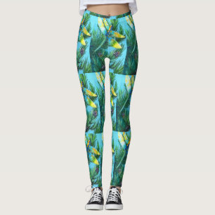 Leggings Magical Cute Dragonfly Pine Tree Conçu