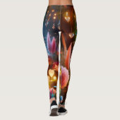 Leggings Magical Glowing Flowers Heart Garden (Dos)