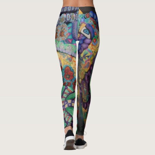 Leggings Magicien des légendes d'Oz Millefiori (Dos)
