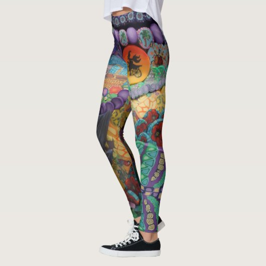 Leggings Magicien des légendes d'Oz Millefiori (Gauche)