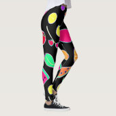 Leggings Magie de néon tropique radiant (Droite)