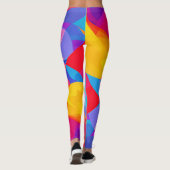 Leggings Magie Motif colorée vive (Dos)