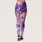 LEGGINGS MAGIE ROSE ET POURPRE (Dos)