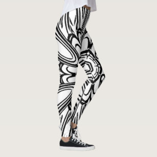 Leggings magnifique design de fleurs unique