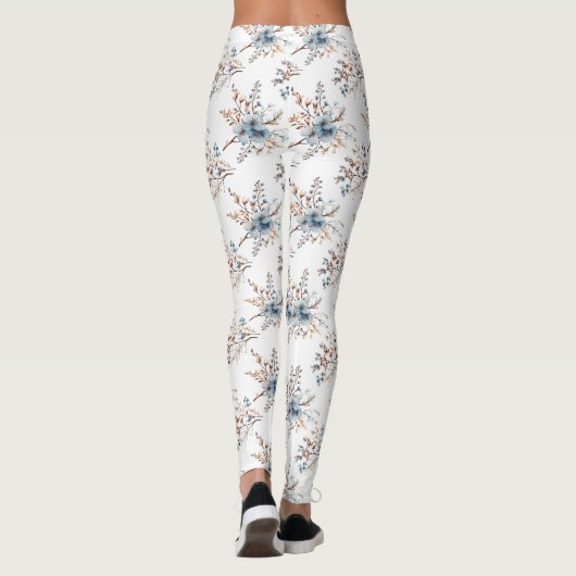 Leggings Magnolia bleu (Dos)