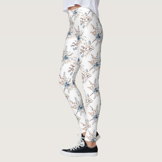 Leggings Magnolia bleu (Gauche)