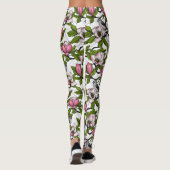 Leggings Magnolia en floraison et tireur (Dos)