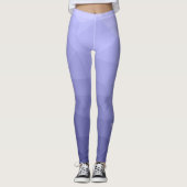 Leggings Maille violet bleu gris foncé motif Monogramme (Devant)