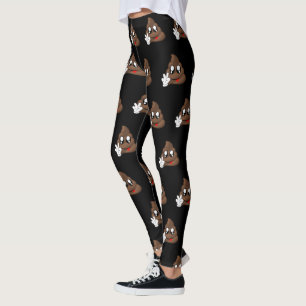 Leggings Mains de signe de paix d'Emoji de dunette