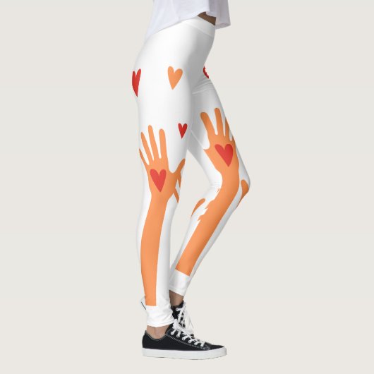 Leggings mains et coeurs (Droite)