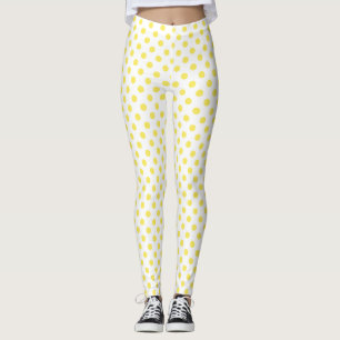 Leggings Maïs Cercles Pois Jaunes