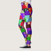 LEGGINGS MAISONS COMMUNAUTÉ MAISON COLORÉE (Gauche)