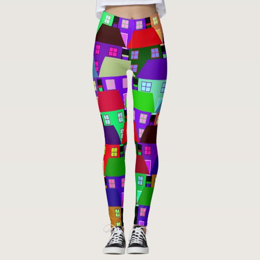 LEGGINGS MAISONS COMMUNAUTÉ MAISON COLORÉE (Devant)