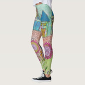 Leggings Maisons lunaires (Gauche)