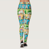 Leggings Maisons mignonnes (Dos)