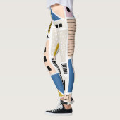 Leggings Maisons Tirées main sans couture Abstrait (Gauche)