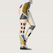 Leggings Maisons Tirées main sans couture Abstrait (Droite)