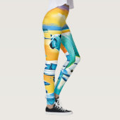 Leggings Majesté polaire du coucher du soleil arctique (Droite)