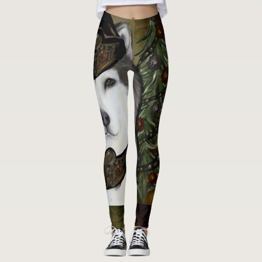 Leggings Malamute d'Alaska (Devant)