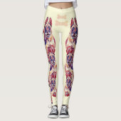 Leggings Malinois belges peints Funky (Devant)