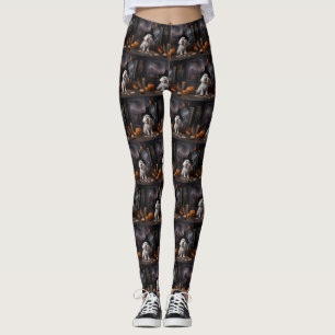 Leggings Maltais Citrouille Halloween effroi