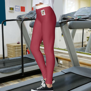 Leggings Maman Chat Photo de Famille Marron Foncé Neutre Pe