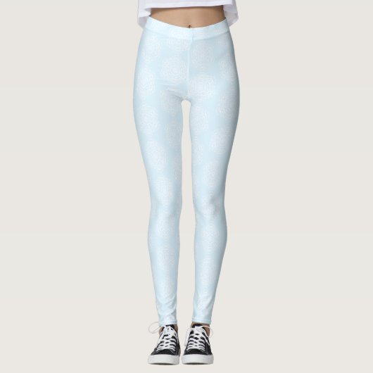 Leggings Mandala arctique (Devant)