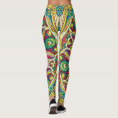 Leggings Mandala Bandana : Conception Vintage Sans Couche. (Dos)