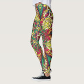 Leggings Mandala Bandana : Conception Vintage Sans Couche. (Gauche)