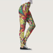 Leggings Mandala Bandana : Conception Vintage Sans Couche. (Droite)
