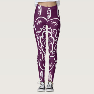 Leggings Mandala Blackberry